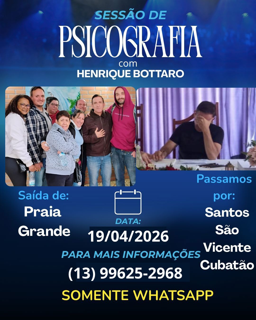 CARAVANA LUCY -  PRAIA GRANDE - SANTOS - SÃO VICENTE - CUBATÃO